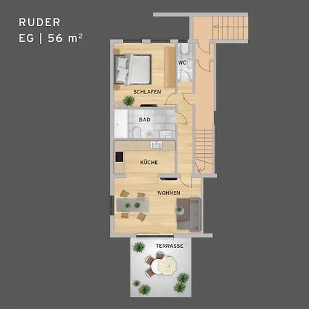 Winkelschiffchen Ii Mit Sauna Apartament Juist