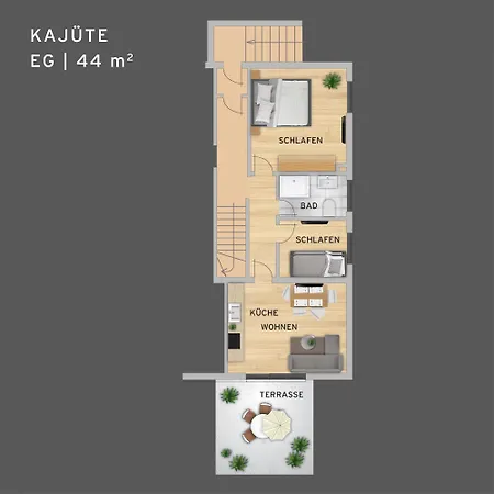 Winkelschiffchen Ii Mit Sauna Juist